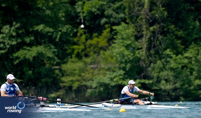 Giacomo Perini, PR1 Mens Single Sculls, Italy, 2023 European Rowing Championships, Bled, Slovenia / Maren Derlien/MyRowingPhoto.com
