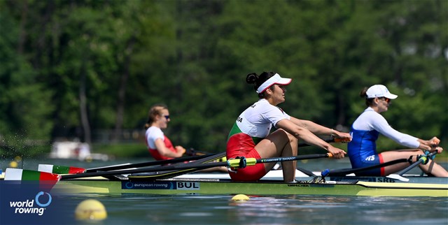 Desislava Angelova, Women's Single Sculls, Bulgaria, 2023 European Rowing Championships, Bled, Slovenia / Maren Derlien/MyRowingPhoto.com
