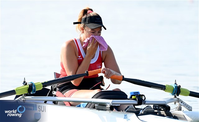 Claire Ghiringhelli, PR1 Womens Single Sculls, Switzerland, 2023 World Rowing Cup II, Varese, Italy / Maren Derlien/MyRowingPhoto.com