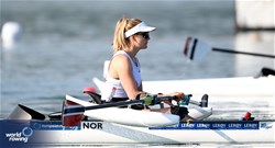 Birgit Skarstein, PR1 Womens Single Sculls, Norway, 2023 World Rowing Cup II, Varese, Italy / Detlev Seyb/MyRowingPhoto.com