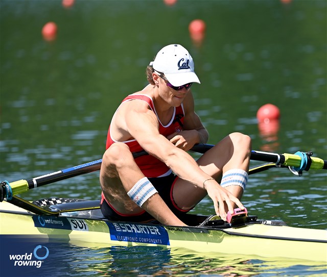 Tim Roth, Men's Single Sculls, Switzerland, 2023 World Rowing Cup III, Lucerne, Switzerland / Detlev Seyb/MyRowingPhoto.com