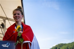 Karolien Florijn, Women's Single Sculls, Netherlands, 2023 World Rowing Cup III, Lucerne, Switzerland / World Rowing/Benedict Tufnell