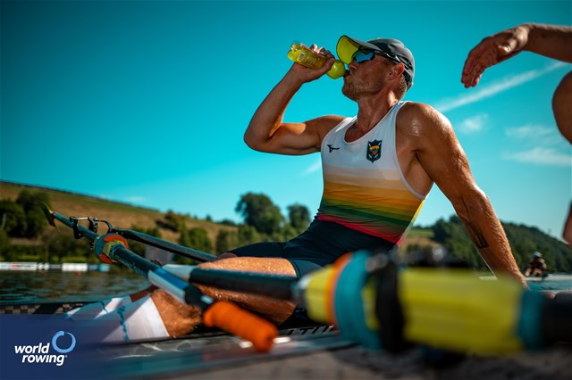 Dovydas Nemeravicius, Men's Single Sculls, Lithuania, 2023 World Rowing Cup III, Lucerne, Switzerland / World Rowing/Benedict Tufnell