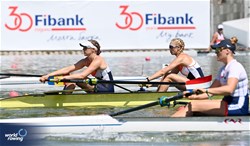 Linn Van Aanholt (b), Noortje Wilms (s), Women's Pair, Netherlands, 2023 World Rowing Under 23 Championships, Plovdiv, Bulgaria