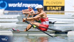 Stephen Harris, Lightweight Men's Single Sculls, Canada, 2023 World Rowing Under 23 Championships, Plovdiv, Bulgaria