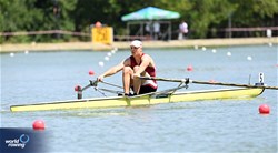 Ansis Lubgans, Men's Single Sculls, Latvia, 2023 World Rowing Under 23 Championships, Plovdiv, Bulgaria