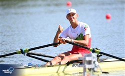 Emil Neykov, Men's Single Sculls, Bulgaria, 2023 World Rowing Under 23 Championships, Plovdiv, Bulgaria