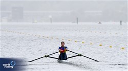 Bianca Camelia Ifteni, Women's Single Sculls, Romania, 2023 World Rowing Under 19 Championships, Paris, France © Maren Derlien / MyRowingPhoto.com