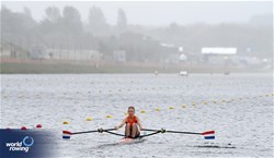 Anna Menke, Women's Single Sculls, Netherlands, 2023 World Rowing Under 19 Championships, Paris, France © Maren Derlien / MyRowingPhoto.com