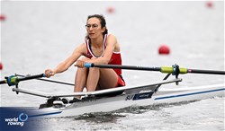 Sarah Bianchi, Women's Single Sculls, Switzerland, 2023 World Rowing Under 19 Championships, Paris, France © Detlev Seyb / MyRowingPhoto.com