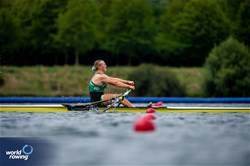 Holly Davis, Women's Single Sculls, Ireland, 2023 World Rowing Under 19 Championships, Paris, France © World Rowing / Benedict Tufnell