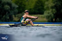 Holly Crews, Women's Single Sculls, South Africa, 2023 World Rowing Under 19 Championships, Paris, France © World Rowing / Benedict Tufnell