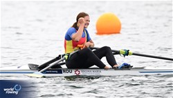 Bianca Camelia Ifteni, Women's Single Sculls, Romania, 2023 World Rowing Under 19 Championships, Paris, France © Detlev Seyb / MyRowingPhoto.com