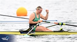 Holly Davis, Women's Single Sculls, Ireland, 2023 World Rowing Under 19 Championships, Paris, France © Detlev Seyb / MyRowingPhoto.com
