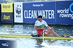 Kristian Vasilev, Men's Single Sculls, Bulgaria, 2023 World Rowing Championships, Belgrade, Serbia © Detlev Seyb / MyRowingPhoto.com