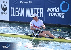 Kjetil Borch, Men's Single Sculls, Norway, 2023 World Rowing Championships, Belgrade, Serbia © Detlev Seyb / MyRowingPhoto.com