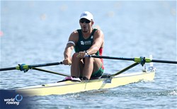 Andre Pinto, Men's Single Sculls, Portugal, 2023 World Rowing Championships, Belgrade, Serbia © Detlev Seyb / MyRowingPhoto.com