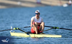 Trevor Jones, Men's Single Sculls, Canada, 2023 World Rowing Championships, Belgrade, Serbia © Detlev Seyb / MyRowingPhoto.com