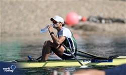 Alexandros Zisimidis, Men's Single Sculls, Cyprus, 2023 World Rowing Championships, Belgrade, Serbia © Detlev Seyb / MyRowingPhoto.com