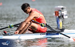 Hanwen Zhang, Men's Single Sculls, People's Republic of China, 2023 World Rowing Championships, Belgrade, Serbia © Detlev Seyb / MyRowingPhoto.com