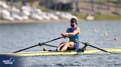 Lucas Verthein Ferreira, Men's Single Sculls, Brazil, 2023 World Rowing Championships, Belgrade, Serbia © Detlev Seyb / MyRowingPhoto.com