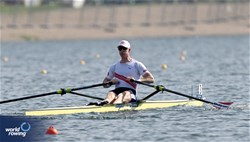 Kjetil Borch, Men's Single Sculls, Norway, 2023 World Rowing Championships, Belgrade, Serbia © Detlev Seyb / MyRowingPhoto.com