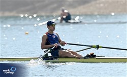 Ryuta Arakawa, Men's Single Sculls, Japan, 2023 World Rowing Championships, Belgrade, Serbia © Detlev Seyb / MyRowingPhoto.com