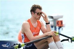 Simon Van Dorp, Men's Single Sculls, Netherlands, 2023 World Rowing Championships, Belgrade, Serbia © Detlev Seyb / MyRowingPhoto.com