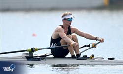 Thomas Mackintosh, Men's Single Sculls, New Zealand, 2023 World Rowing Championships, Belgrade, Serbia © Detlev Seyb / MyRowingPhoto.com