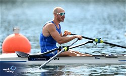 Joel Naukkarinen, Men's Single Sculls, Finland, 2023 World Rowing Championships, Belgrade, Serbia © Detlev Seyb / MyRowingPhoto.com