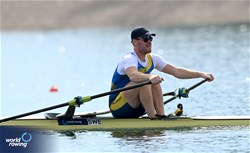 Eskil Borgh, Men's Single Sculls, Sweden, 2023 World Rowing Championships, Belgrade, Serbia © Detlev Seyb / MyRowingPhoto.com