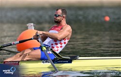 Damir Martin, Men's Single Sculls, Croatia, 2023 World Rowing Championships, Belgrade, Serbia © Detlev Seyb / MyRowingPhoto.com