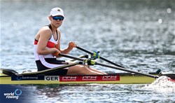 Alexandra Foester, Women's Single Sculls, Germany, 2023 World Rowing Championships, Belgrade, Serbia © Detlev Seyb / MyRowingPhoto.com
