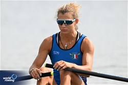 Clara Guerra, Women's Single Sculls, Italy, 2023 World Rowing Championships, Belgrade, Serbia © Detlev Seyb / MyRowingPhoto.com