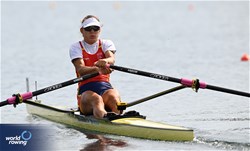 Virginia Diaz Rivas, Women's Single Sculls, Spain, 2023 World Rowing Championships, Belgrade, Serbia © Detlev Seyb / MyRowingPhoto.com