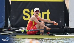 Ruiqi Liu, Women's Single Sculls, People's Republic of China, 2023 World Rowing Championships, Belgrade, Serbia © Detlev Seyb / MyRowingPhoto.com