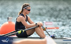 Kira Yuvchenko, Women's Single Sculls, Individual Neutral Athlete, 2023 World Rowing Championships, Belgrade, Serbia © Detlev Seyb / MyRowingPhoto.com