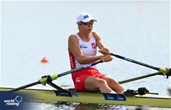 Marta Wieliczko, Women's Single Sculls, Poland, 2023 World Rowing Championships, Belgrade, Serbia © Detlev Seyb / MyRowingPhoto.com