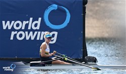 Viktorija Senkute, Women's Single Sculls, Lithuania, 2023 World Rowing Championships, Belgrade, Serbia © Detlev Seyb / MyRowingPhoto.com