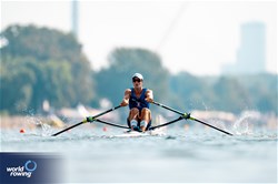 Nikolaj Pimenov, Men's Single Sculls, Serbia, 2023 World Rowing Championships, Belgrade, Serbia © World Rowing/Benedict Tufnell
