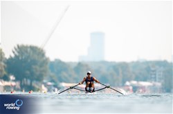 Nikolaj Pimenov, Men's Single Sculls, Serbia, 2023 World Rowing Championships, Belgrade, Serbia © World Rowing/Benedict Tufnell