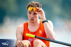 Simon Van Dorp, Men's Single Sculls, Netherlands, 2023 World Rowing Championships, Belgrade, Serbia © World Rowing/Benedict Tufnell