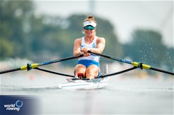 Lucy Glover, Women's Single Sculls, Great Britain, 2023 World Rowing Championships, Belgrade, Serbia © World Rowing/Benedict Tufnell
