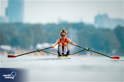 Karolien Florijn, Women's Single Sculls, Netherlands, 2023 World Rowing Championships, Belgrade, Serbia © World Rowing/Benedict Tufnell