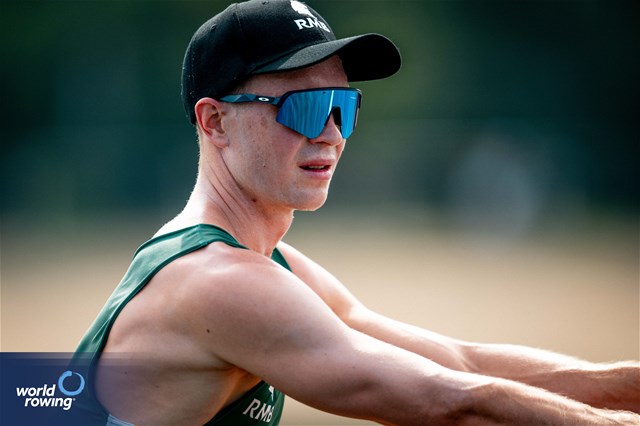 Murray Bales-Smith, Lightweight Men's Single Sculls, South Africa, 2023 World Rowing Championships, Belgrade, Serbia © World Rowing/Benedict Tufnell