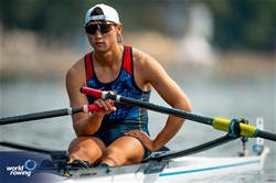 Naoki Furuta, Lightweight Men's Single Sculls, Japan, 2023 World Rowing Championships, Belgrade, Serbia © World Rowing/Benedict Tufnell