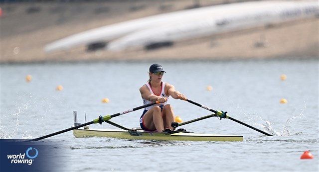 Marie Jacquet, Women's Single Sculls, France, 2023 World Rowing Championships, Belgrade, Serbia © Detlev Seyb / MyRowingPhoto.com