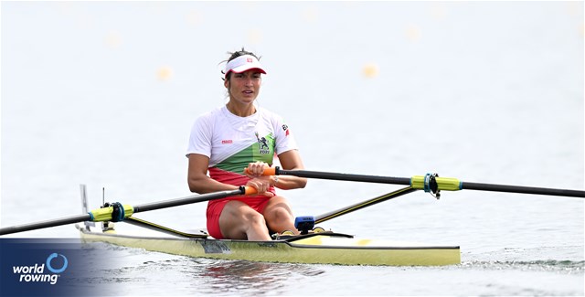 Desislava Angelova, Women's Single Sculls, Bulgaria, 2023 World Rowing Championships, Belgrade, Serbia © Detlev Seyb / MyRowingPhoto.com