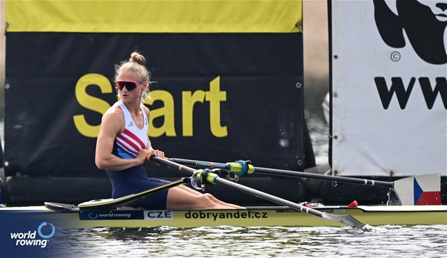 Lenka Luksova, Women's Single Sculls, Czechia, 2023 World Rowing Championships, Belgrade, Serbia © Detlev Seyb / MyRowingPhoto.com