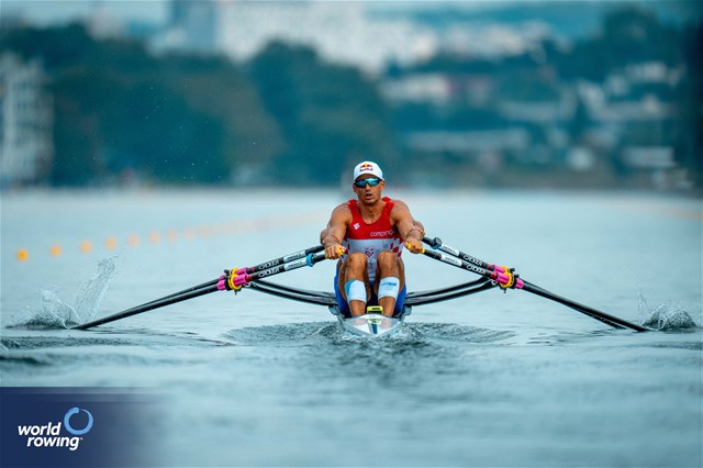 Martin Sinkovic (b), Valent Sinkovic (s), Men's Double Sculls, Croatia,2023 World Rowing Championships, Belgrade, Serbia © World Rowing/Benedict Tufnell